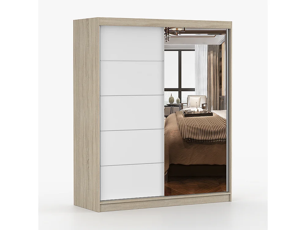 Schwebetürenschrank BONO 05 160 cm