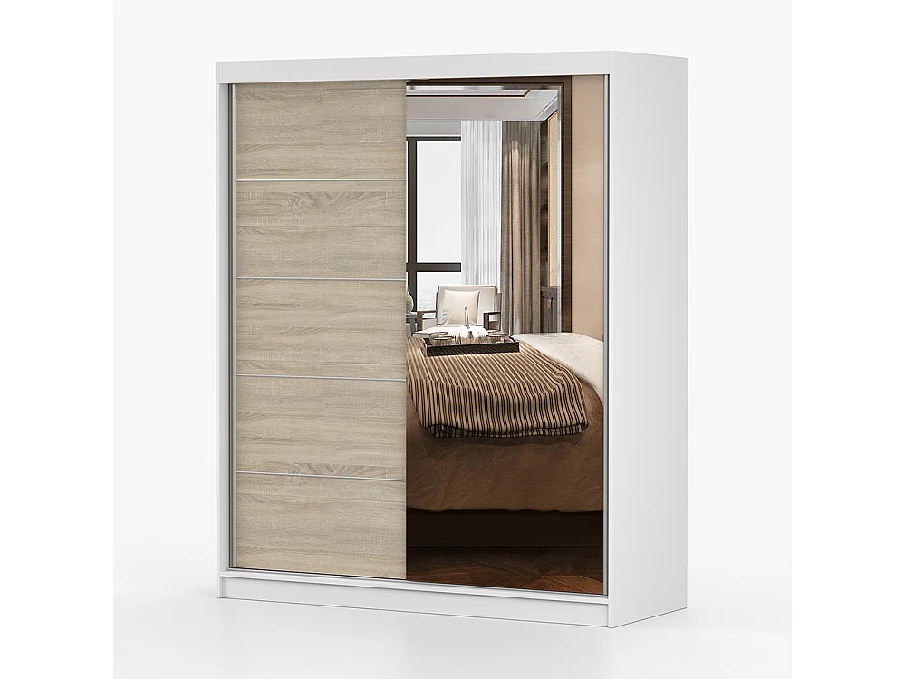 Schwebetürenschrank BONO 05 160 cm