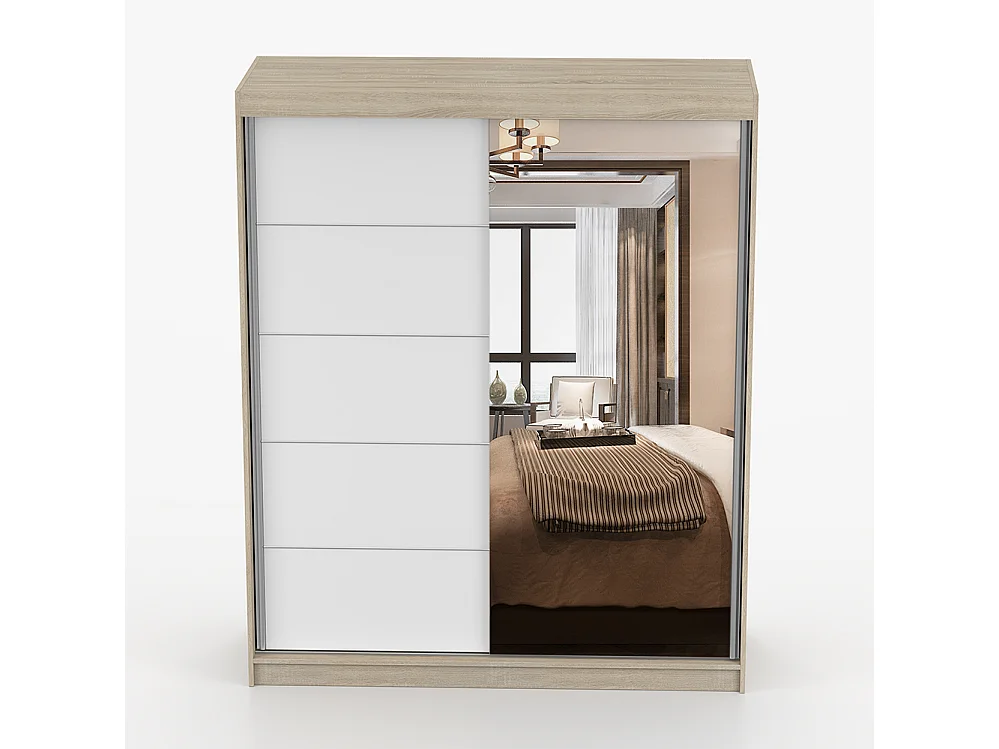 Schwebetürenschrank BONO 05 160 cm
