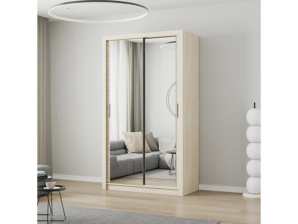 Armoire à portes coulissantes MILAN 120 cm