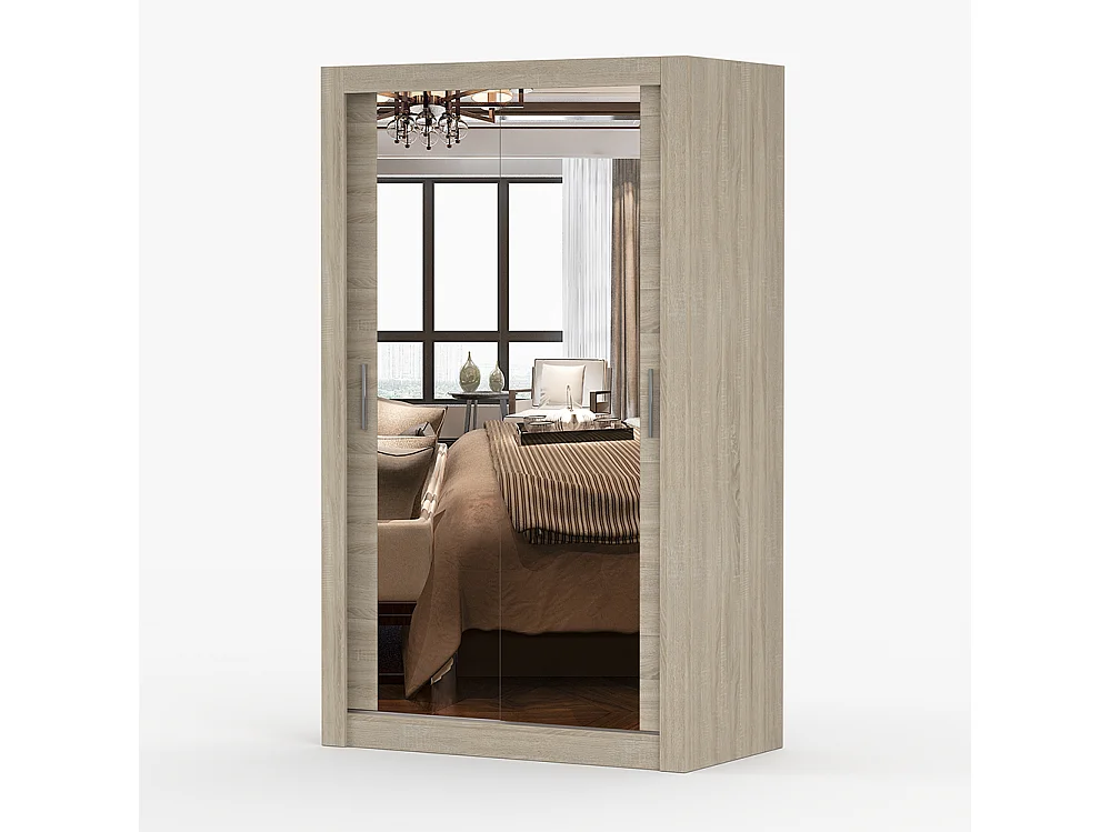 Armoire à portes coulissantes MILAN 120 cm