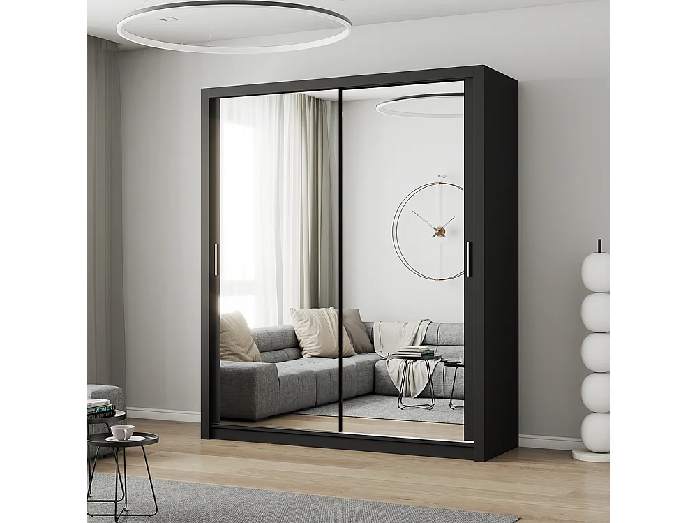Armoire à portes coulissantes MILAN 180 cm