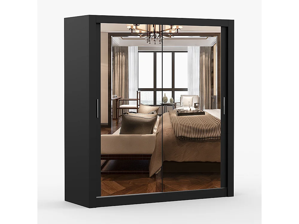Armoire à portes coulissantes MILAN 180 cm