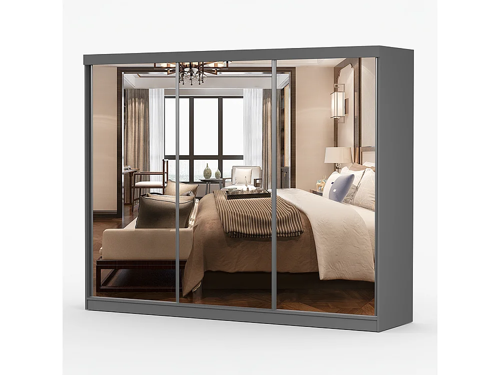 Armoire à portes coulissantes MILAN 203 cm