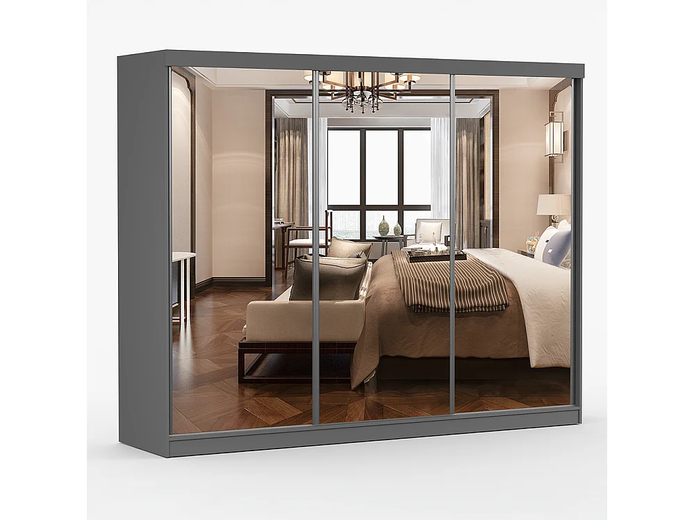 Armoire à portes coulissantes MILAN 203 cm