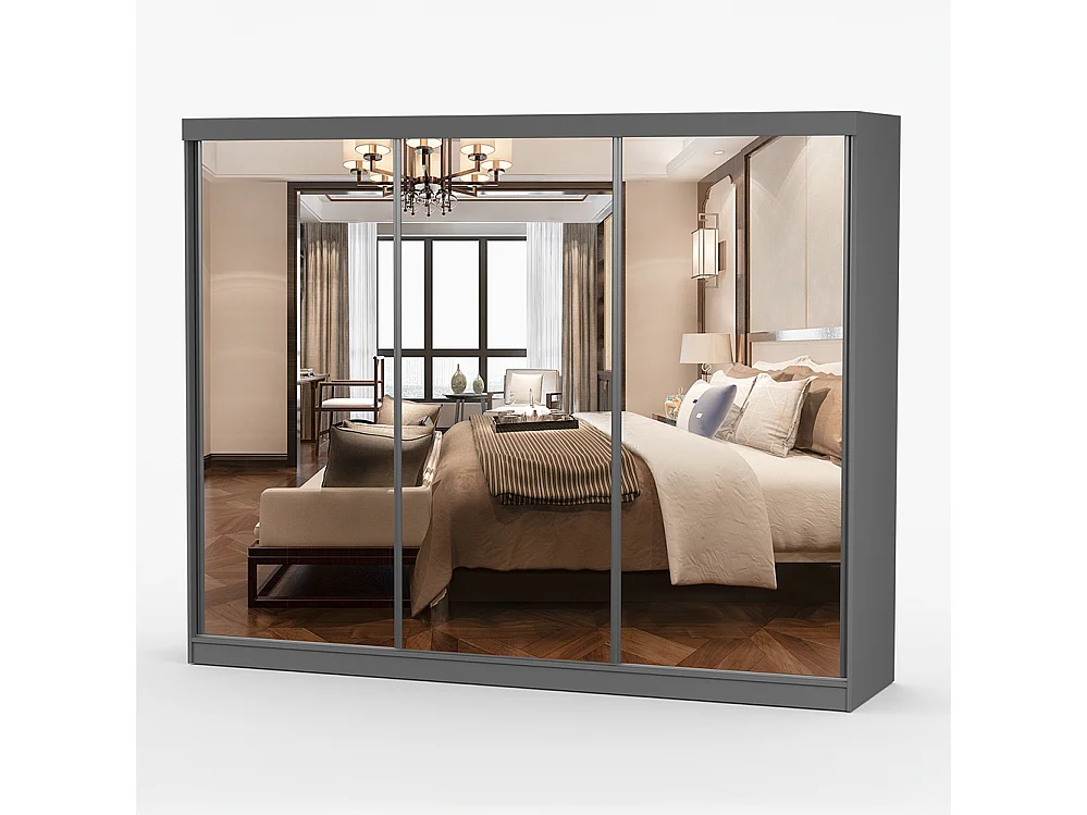 Armoire à portes coulissantes MILAN 203 cm