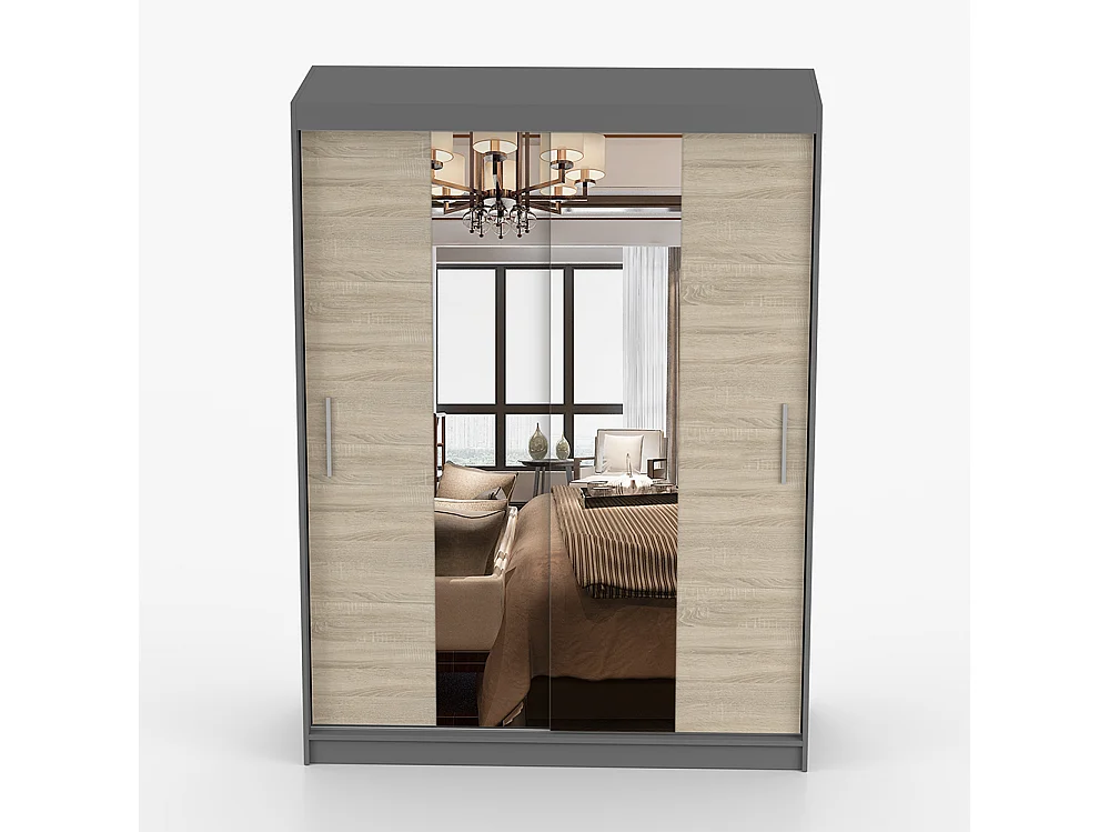 Schwebetürenschrank VISTA 01 150 cm