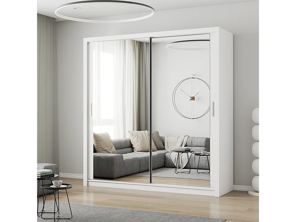 Armoire à portes coulissantes MILAN 203 cm