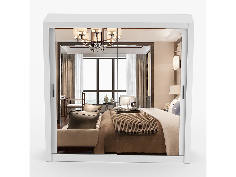 Armoire à portes coulissantes MILAN 203 cm
