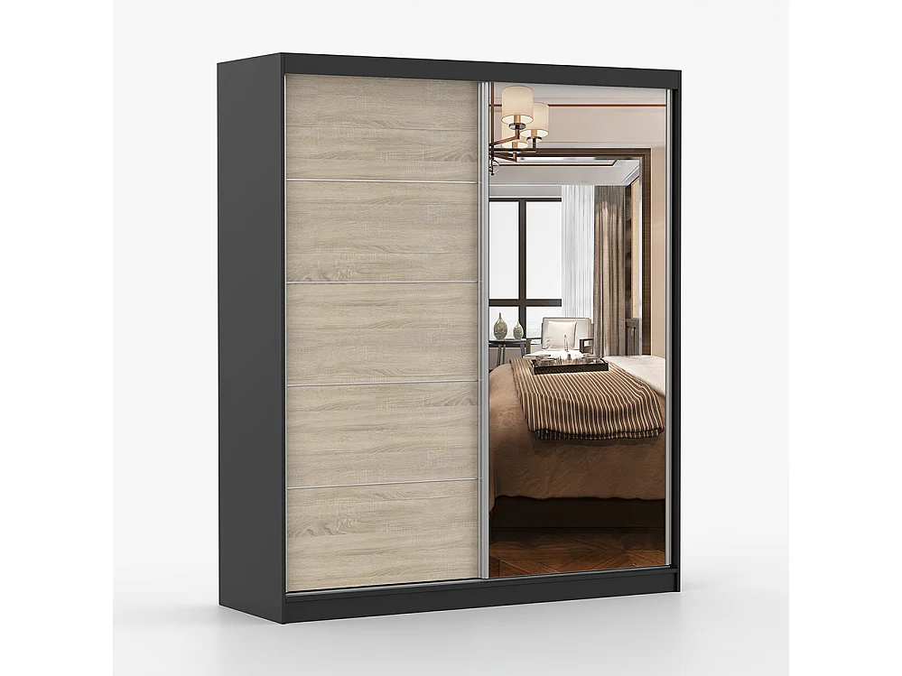 Armoire à portes coulissantes BELLA 03 183 cm