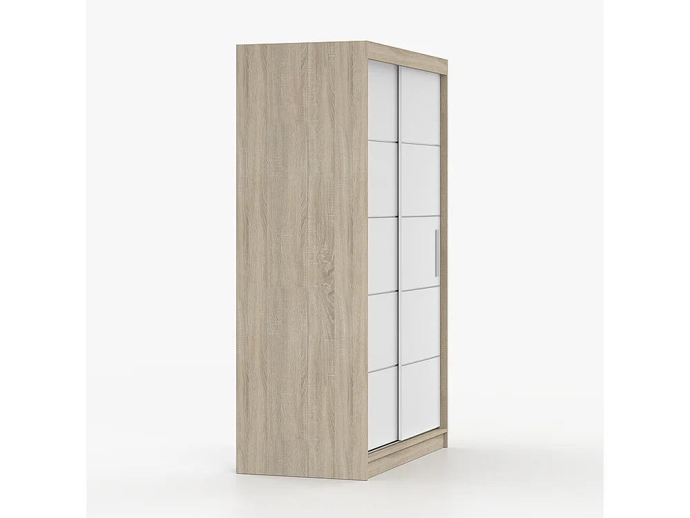 Armoire à portes coulissantes NEOMI 06 + baguettes décoratives 120 cm