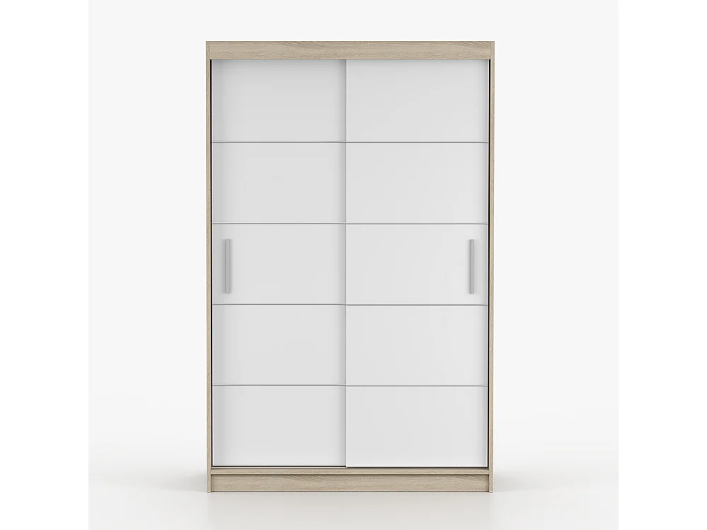 Armoire à portes coulissantes NEOMI 06 + baguettes décoratives 120 cm