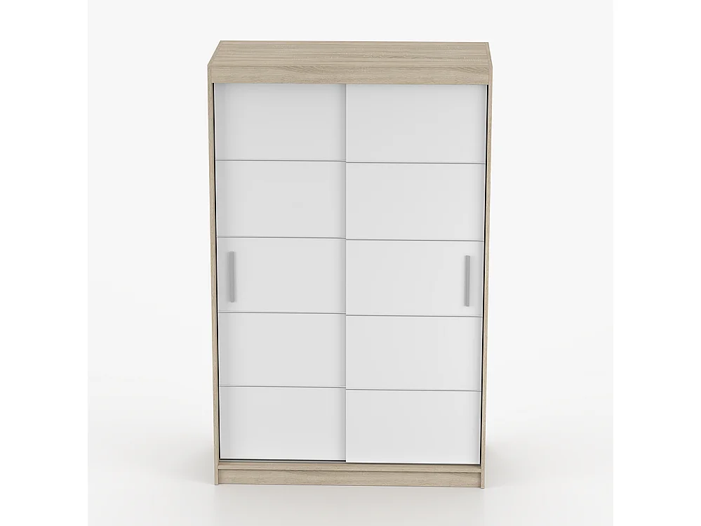 Armoire à portes coulissantes NEOMI 06 + baguettes décoratives 120 cm