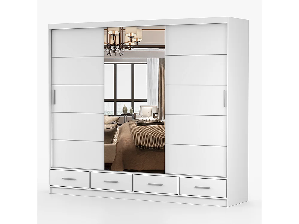 Armoire à portes coulissantes FLORENCE 250 cm