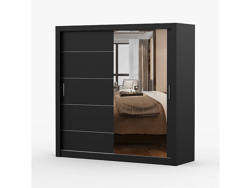 Armoire à portes coulissantes LION 203 cm
