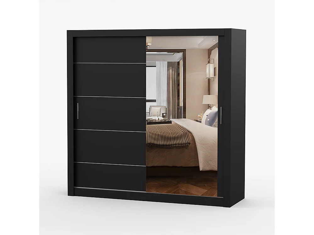 Armoire à portes coulissantes LION 203 cm