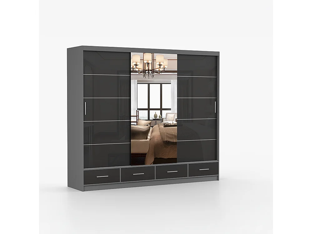 Schwebetürenschrank FLORENCE S 250 cm