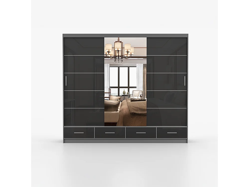 Schwebetürenschrank FLORENCE S 250 cm