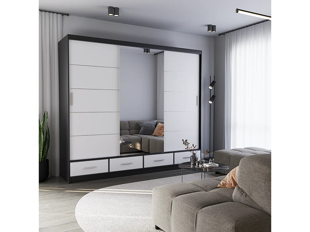 Armoire à portes coulissantes FLORENCE S 250 cm