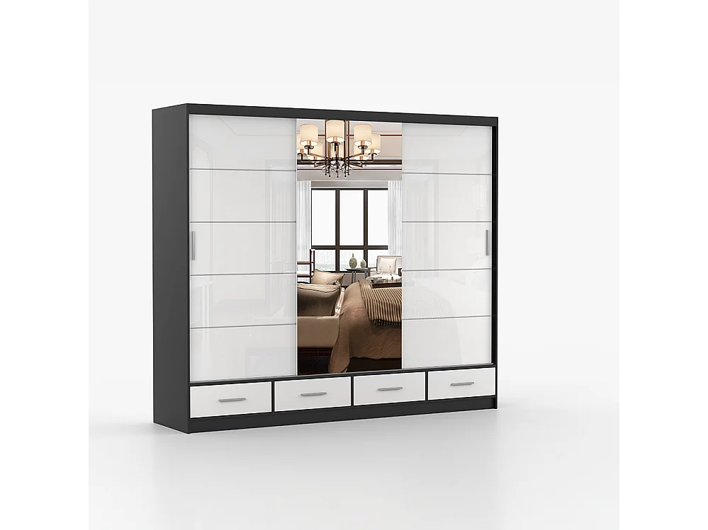 Armoire à portes coulissantes FLORENCE S 250 cm