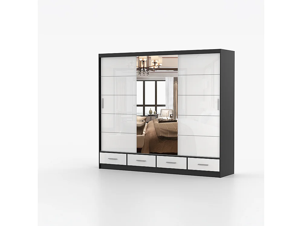 Armoire à portes coulissantes FLORENCE S 250 cm