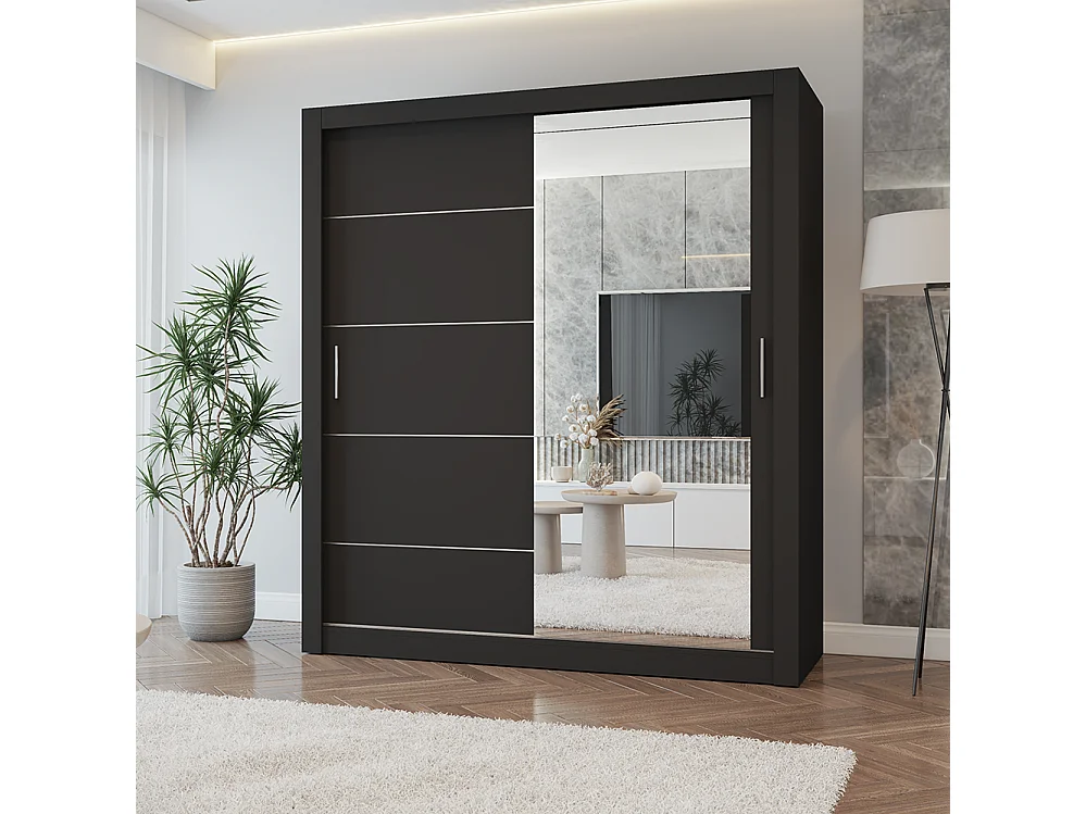 Armoire à portes coulissantes LION 180 cm