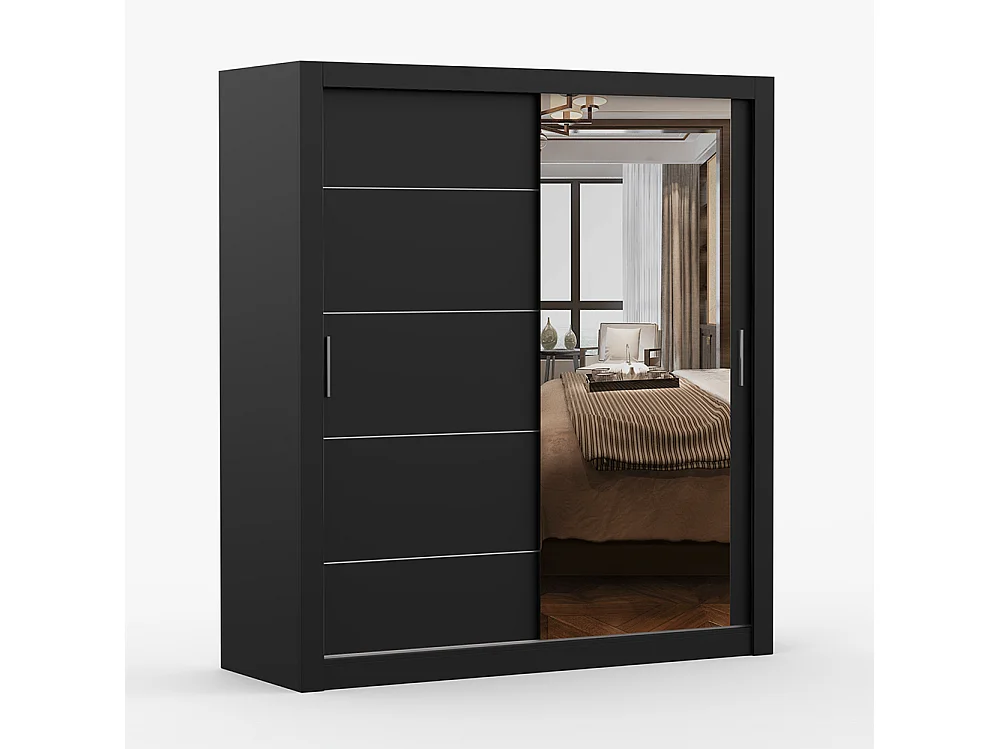 Armoire à portes coulissantes LION 180 cm