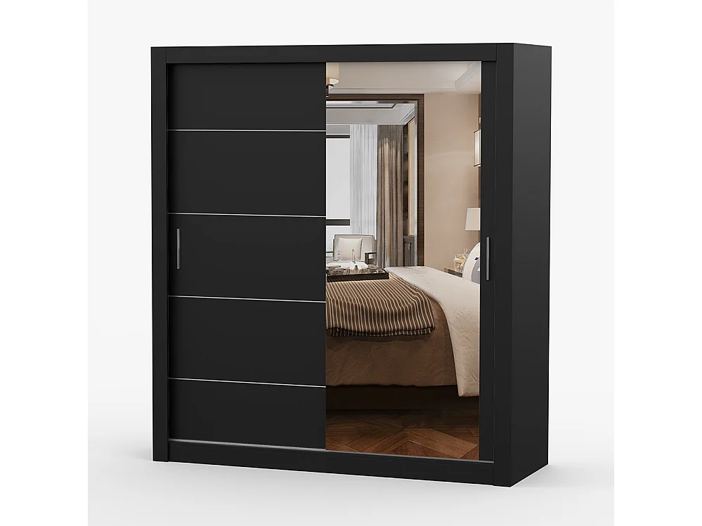 Armoire à portes coulissantes LION 180 cm