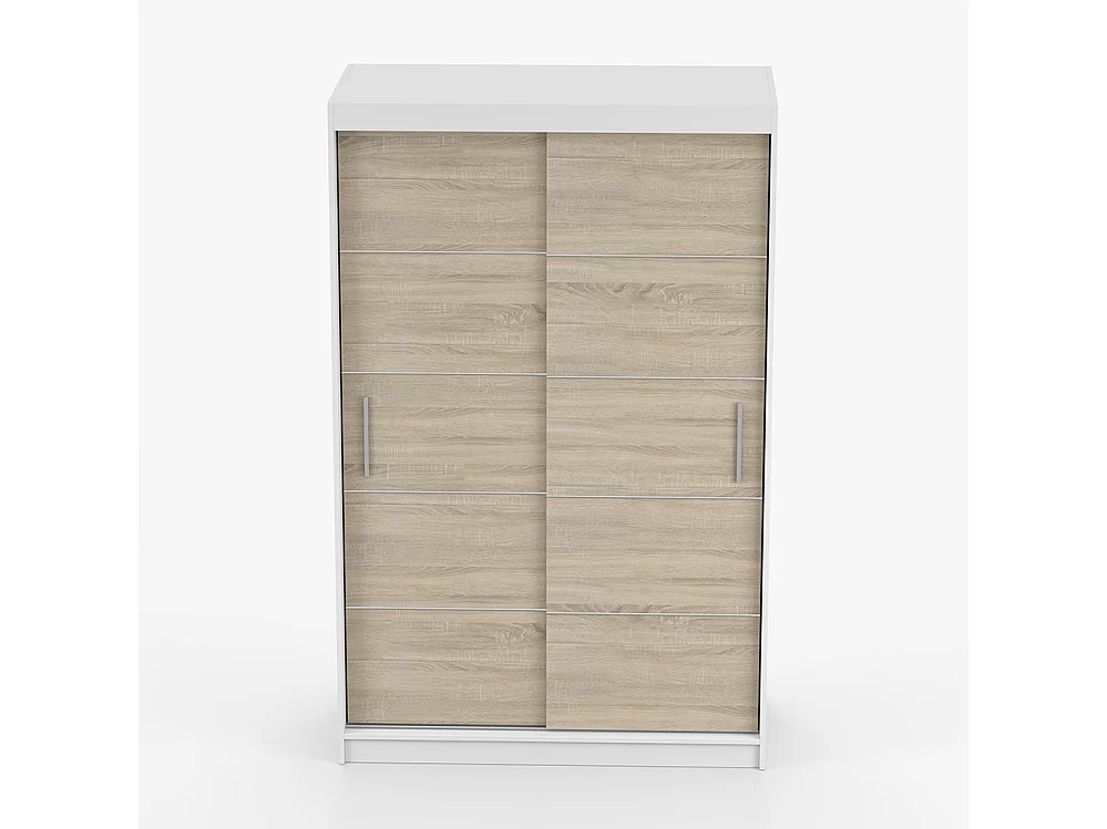 Armoire à portes coulissantes NEOMI 06 + baguettes décoratives 120 cm