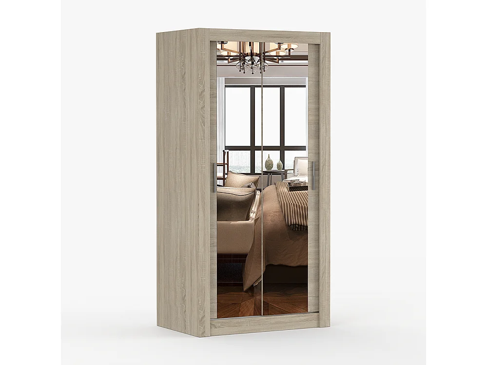 Schwebetürenschrank MILAN 100 cm