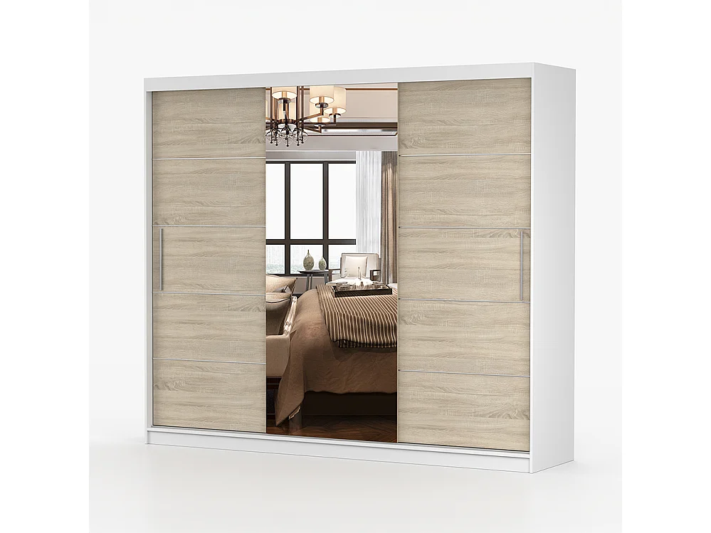 Armoire à portes coulissantes ASTRA 233 cm