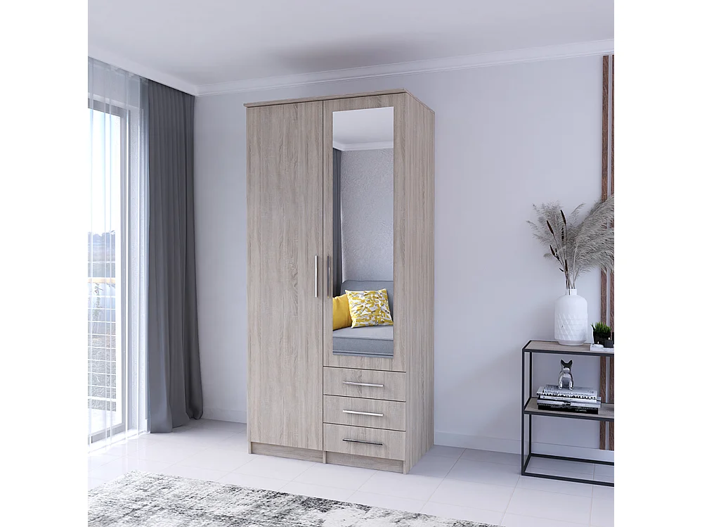 Drehtürenschrank SZANTAL 2D 100 cm