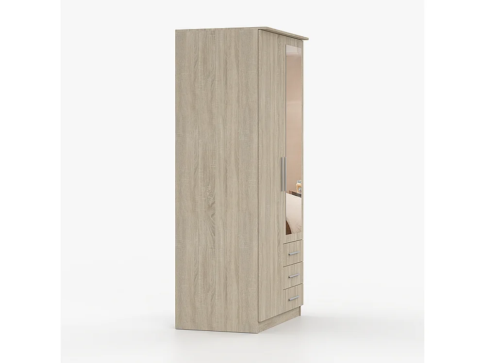 Drehtürenschrank SZANTAL 2D 100 cm