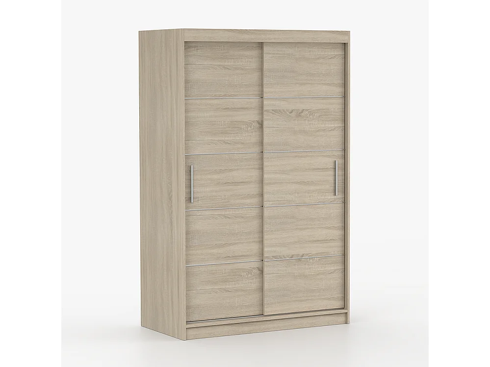 Armoire à portes coulissantes NEOMI 06 + baguettes décoratives 120 cm