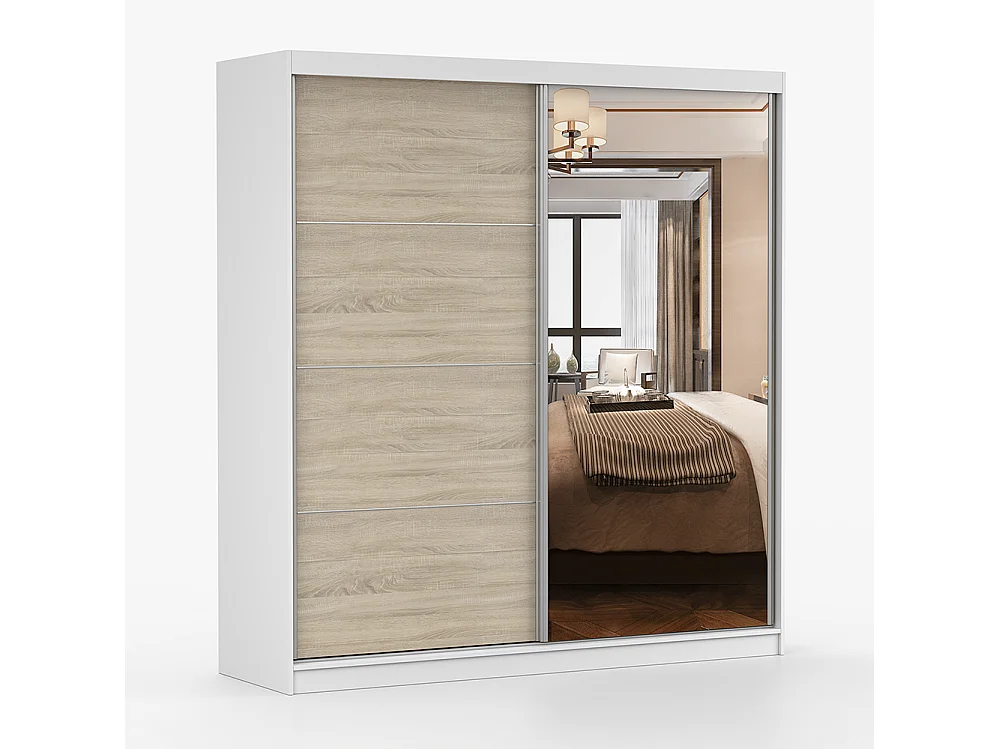 Armoire à portes coulissantes POLA 42 203 cm