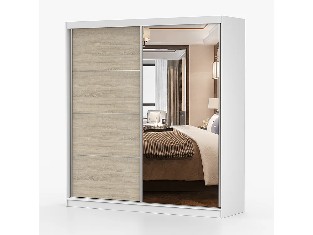 Armoire à portes coulissantes POLA 42 203 cm