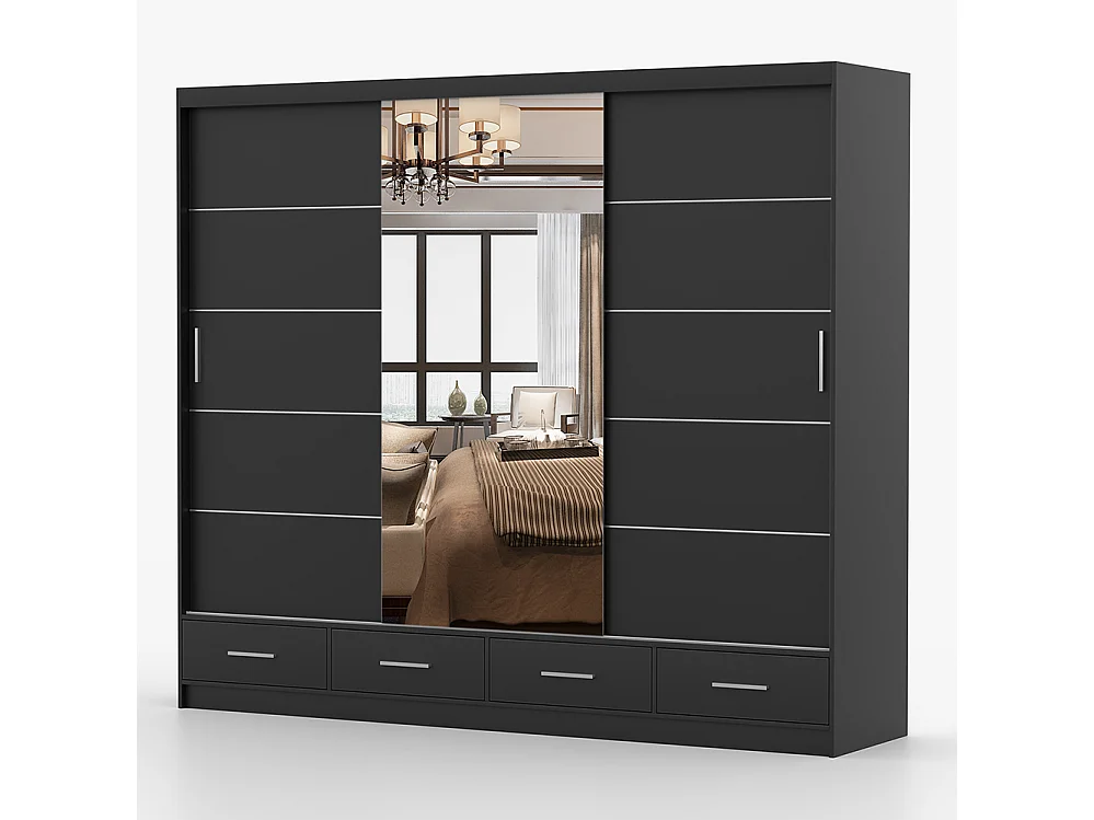 Armoire à portes coulissantes FLORENCE 250 cm
