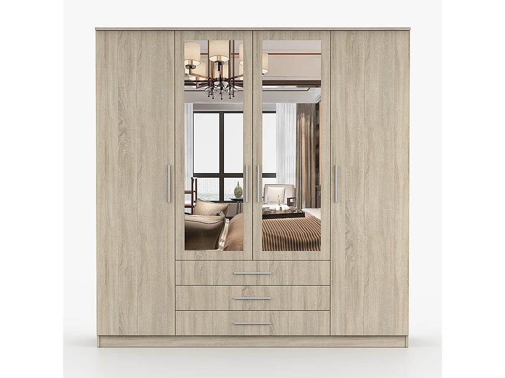 Drehtürenschrank SZANTAL 4D S 200 cm