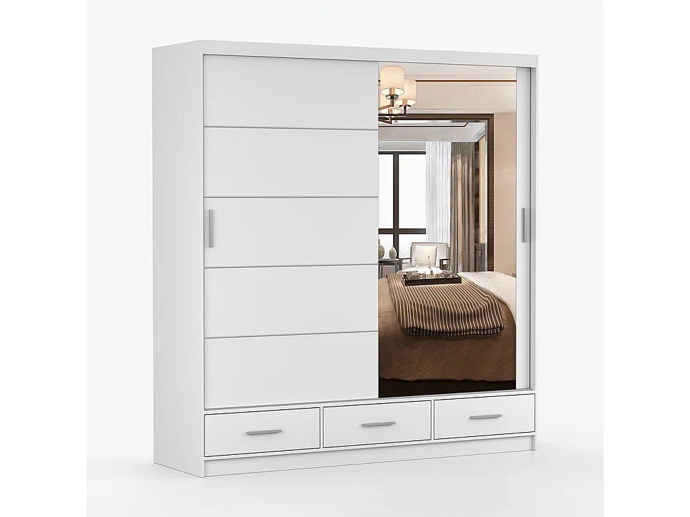 Armoire à portes coulissantes FLORENCE 203 cm