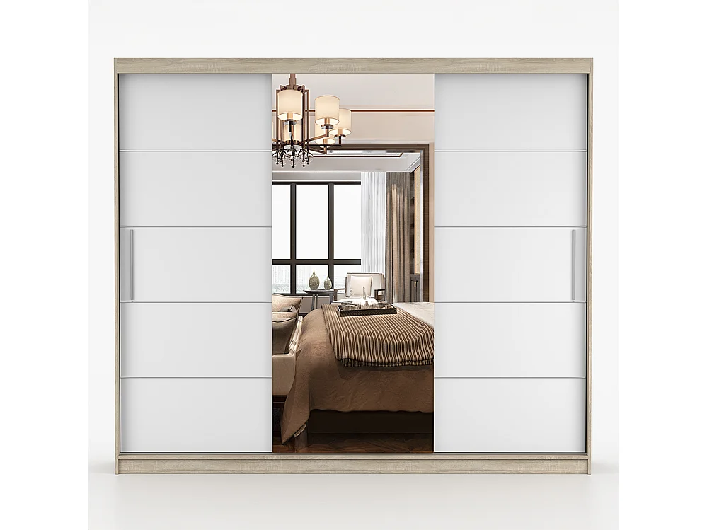 Armoire à portes coulissantes ALBA II 250 cm