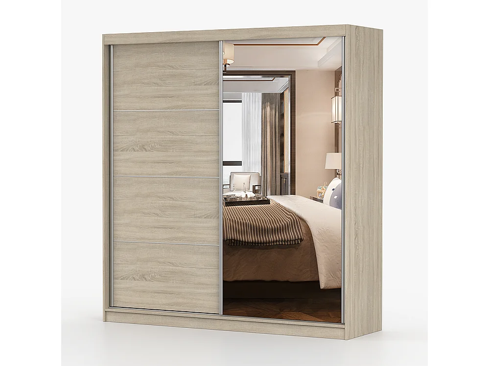 Armoire à portes coulissantes POLA 42 203 cm
