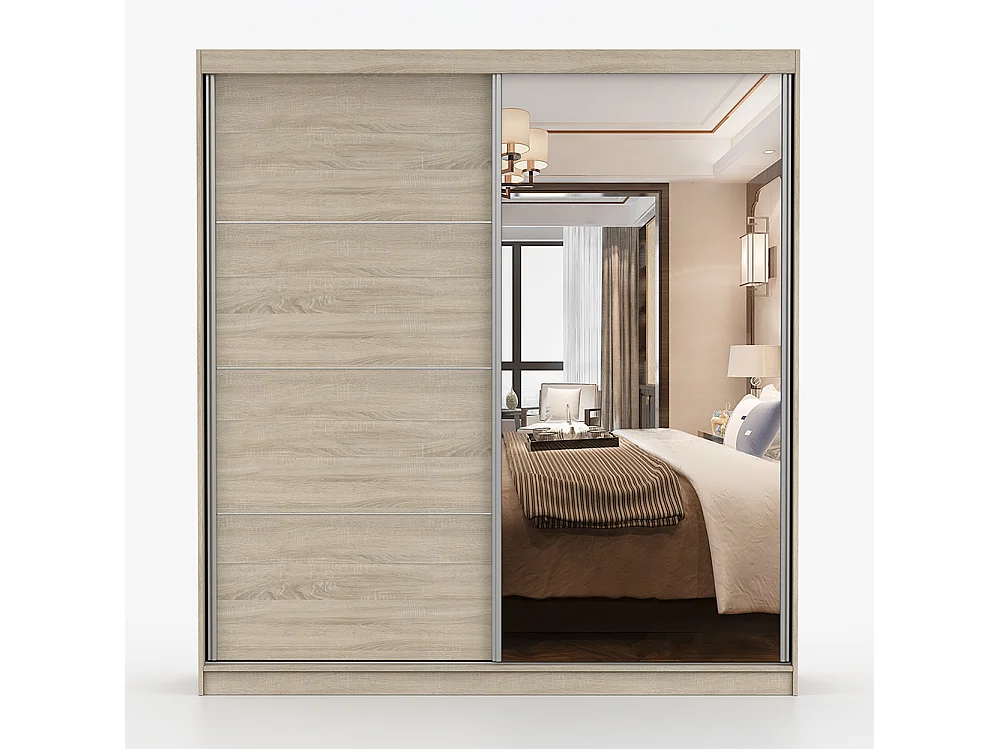 Armoire à portes coulissantes POLA 42 203 cm