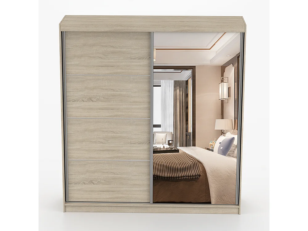 Armoire à portes coulissantes POLA 42 203 cm