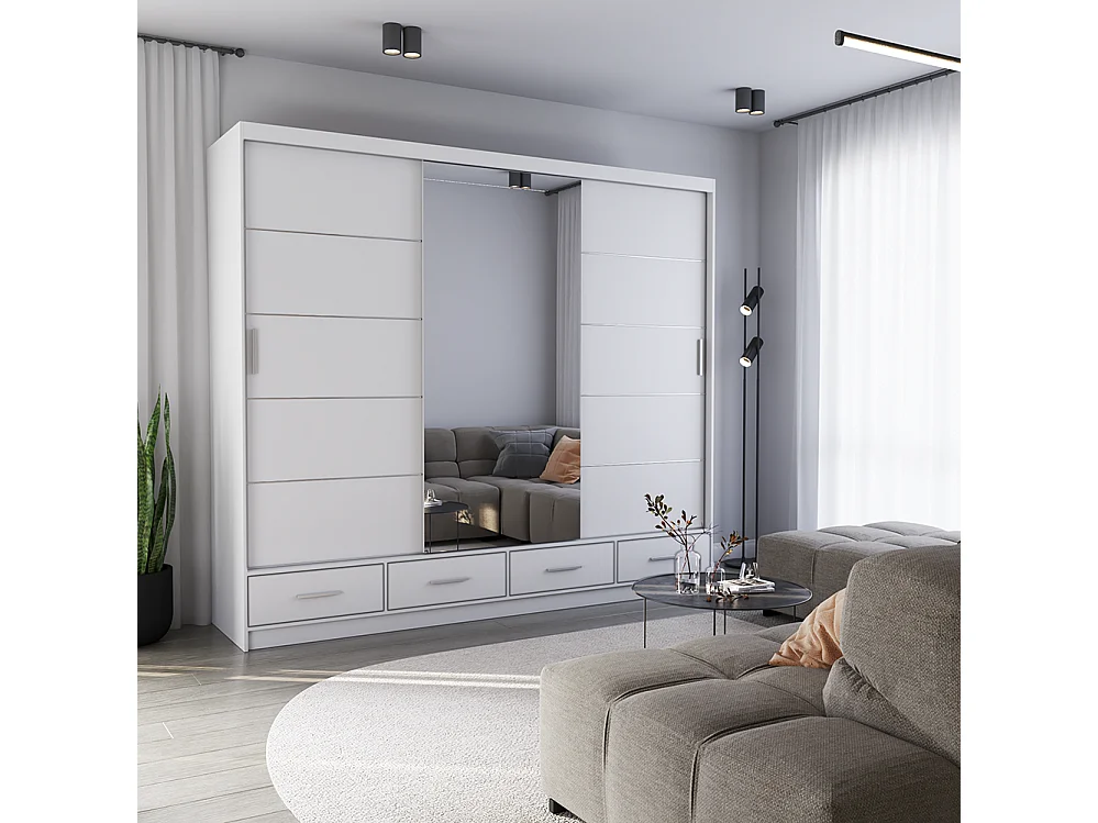 Armoire à portes coulissantes FLORENCE S 250 cm