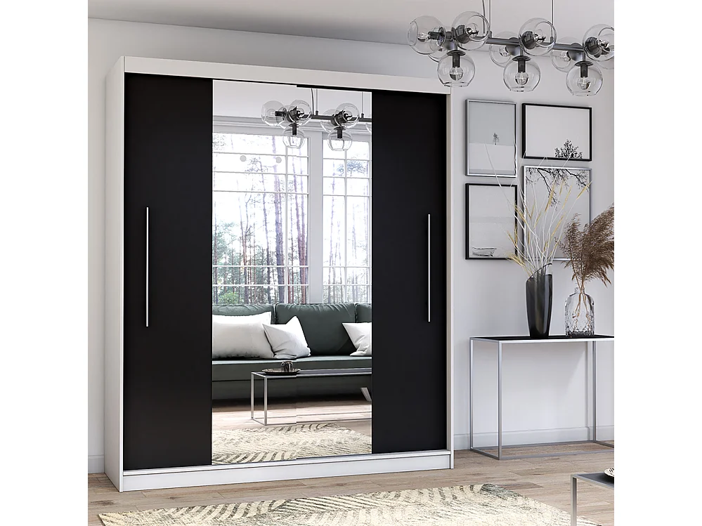 Armoire à portes coulissantes TORINO I 203 cm
