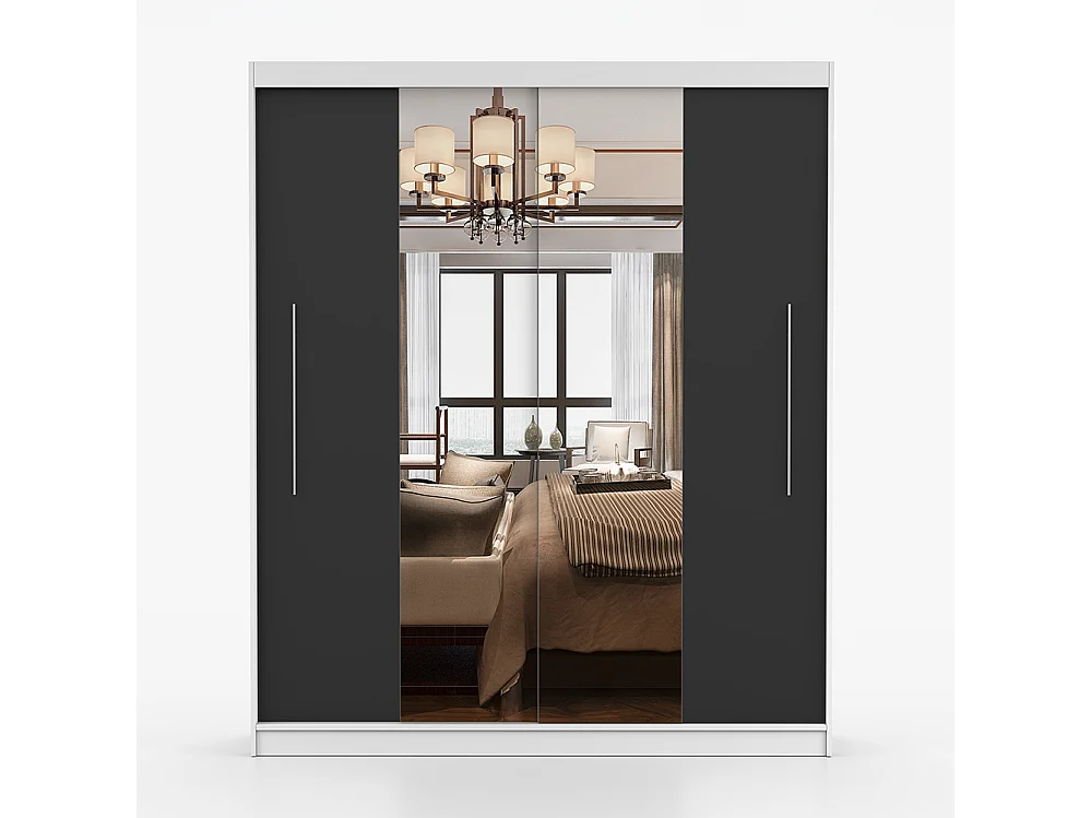 Armoire à portes coulissantes TORINO I 203 cm