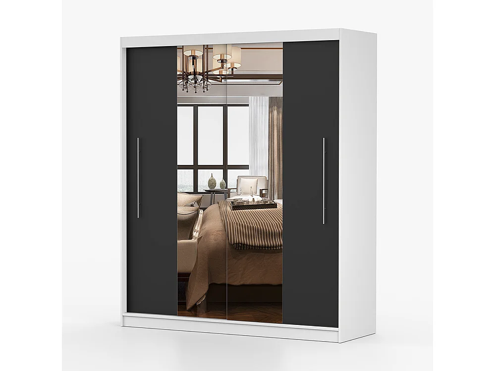 Armoire à portes coulissantes TORINO I 203 cm