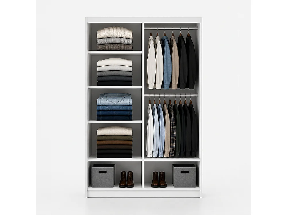 Armoire à portes coulissantes MILAN 120 cm