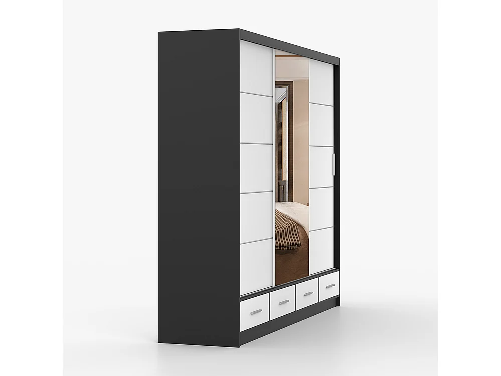 Armoire à portes coulissantes FLORENCE 250 cm