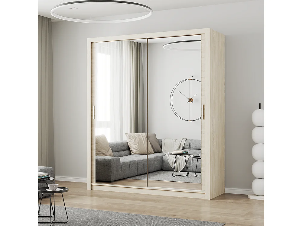 Armoire à portes coulissantes MILAN 180 cm